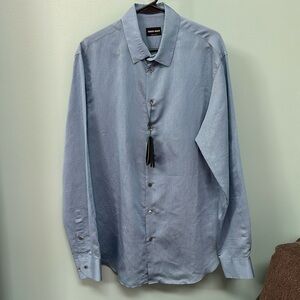 Giorgio Armani Blue Dress Shirt